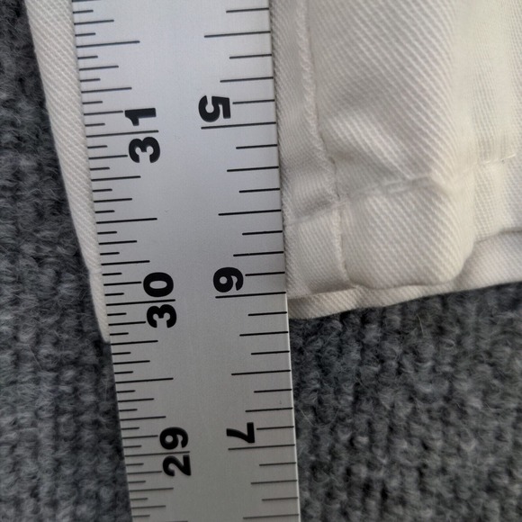 Chic Women's Chino Shorts White Size 8 Slash Pockets Made in USA - Picture 10 of 12